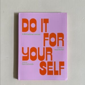 Do it for yourself Motivational Journal in Pink and Red
